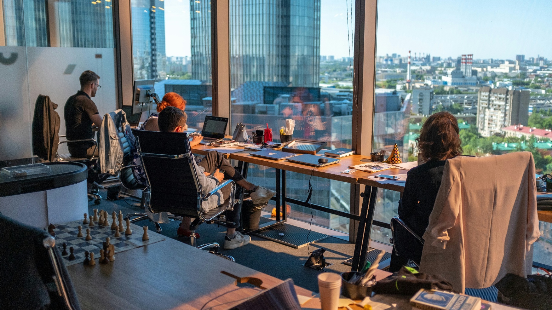 Focused work at a quiet desk